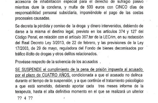 Conseguimos evitar la cárcel a un condenado a mas de 2 años de prisión